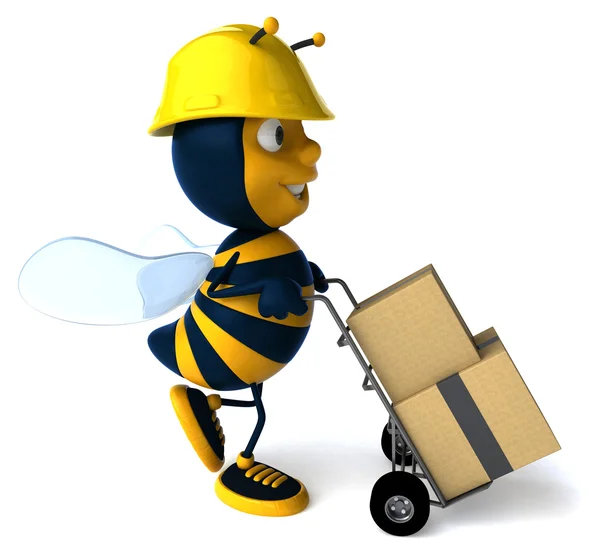 Fun Bee worker — Stock Photo, Image