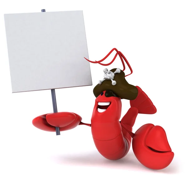 Fun lobster — Stock Photo, Image