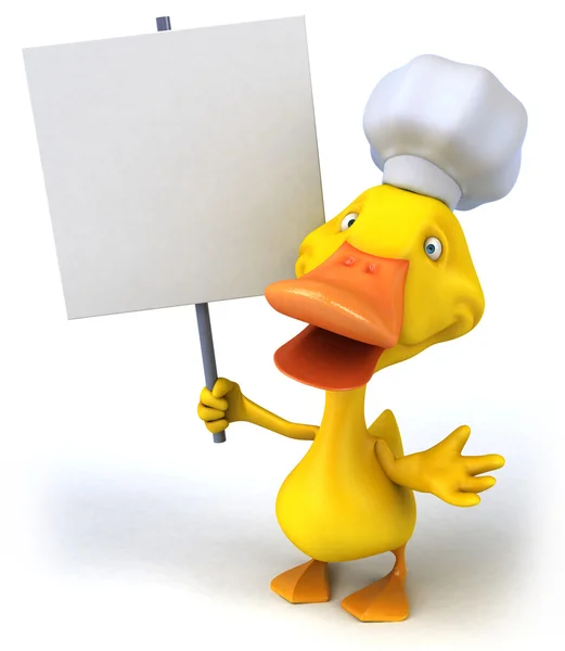 Duck chef — Stock Photo, Image