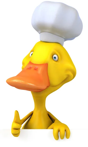 Duck chef — Stock Photo, Image