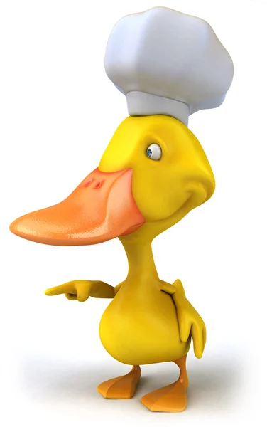 Duck chef — Stock Photo, Image