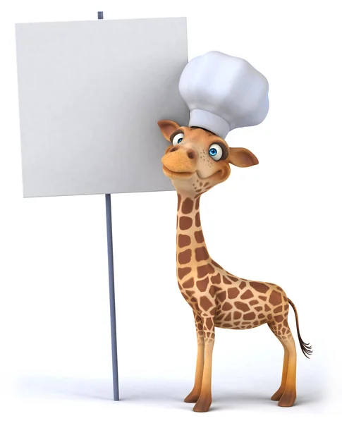 Spaßgiraffe — Stockfoto