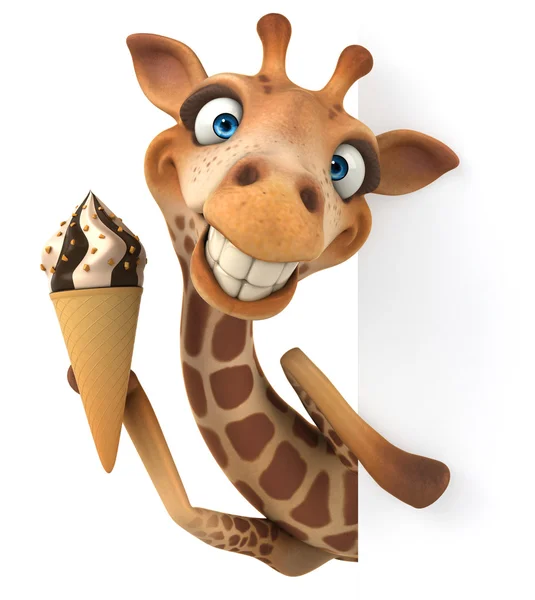 Spaßgiraffe — Stockfoto