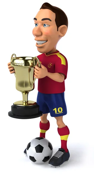 Spanish footballer — Stock Photo, Image