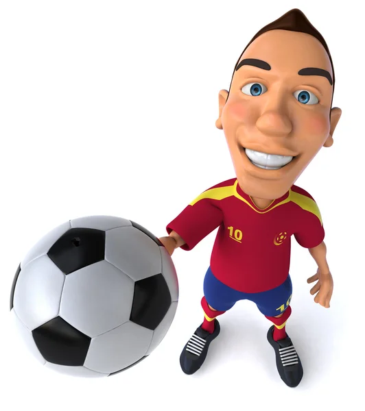 Spanish footballer — Stock Photo, Image