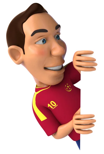 Futebolista espanhol — Fotografia de Stock