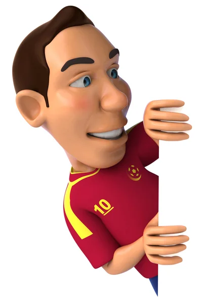 Spanish footballer — Stock Photo, Image