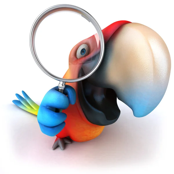 Fun parrot — Stock Photo, Image