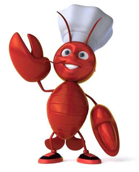 Lobster chef — Stock Photo, Image