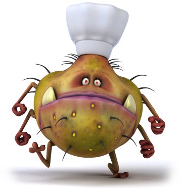 Germ chef clipart