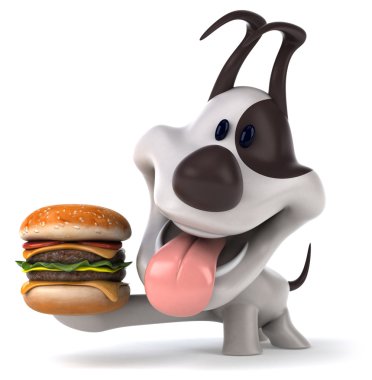 eğlenceli bir köpek