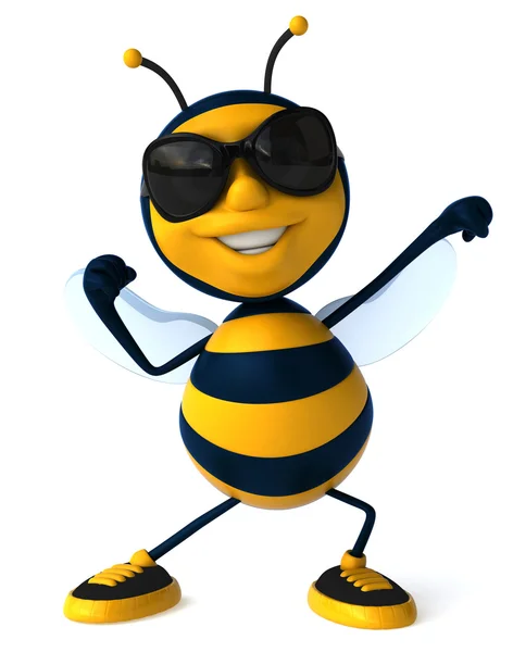 Cartoon bee — Stockfoto