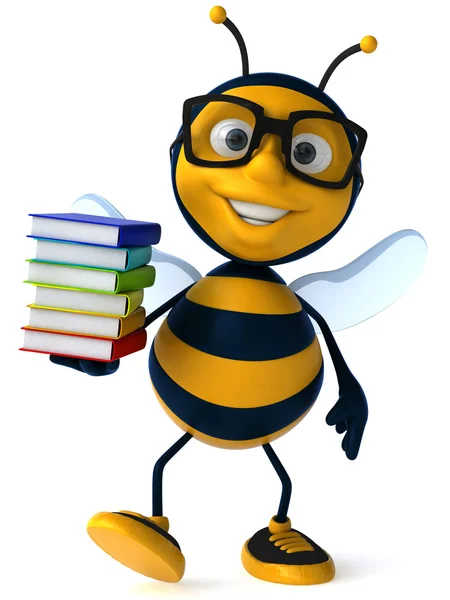 Веселая пчела — стоковое фото