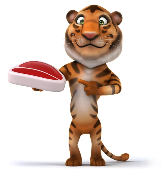 Roliga tiger — Stockfoto