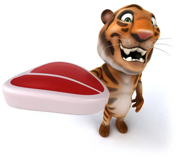 Tigre divertido — Foto de Stock