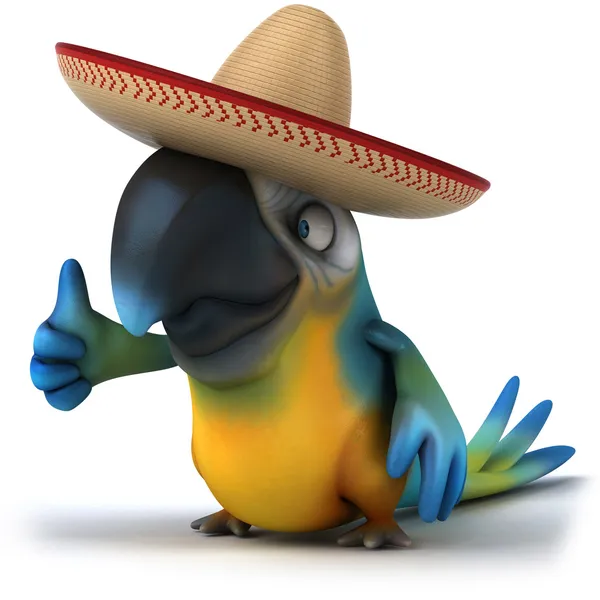 Parrot 3d — Stock Photo, Image