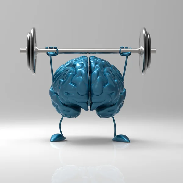 Сильный мозг — стоковое фото