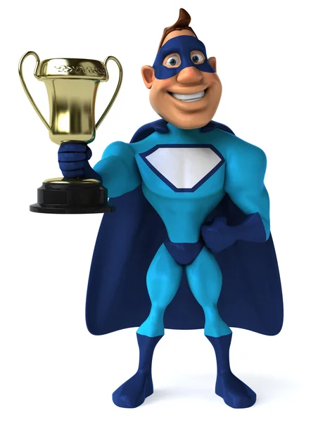 Superhjälte Trophy — Stockfoto