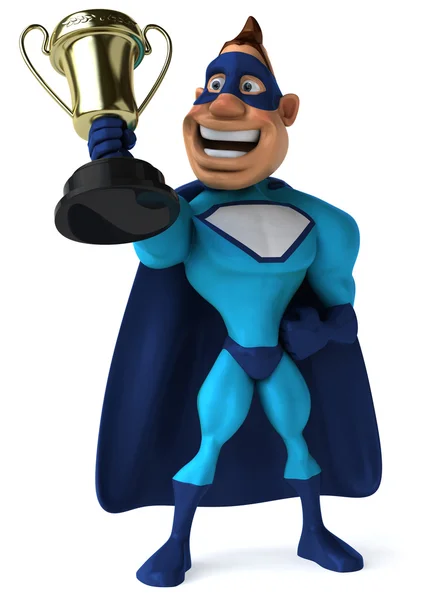 Superhjälte Trophy — Stockfoto