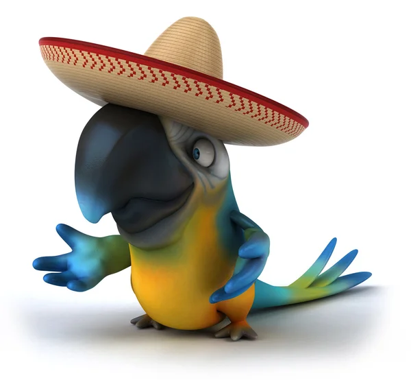 Parrot 3d — Stock Photo, Image