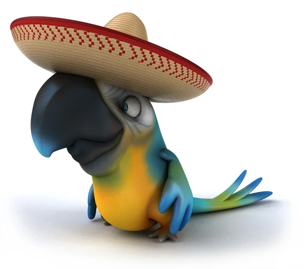 Parrot 3d — Stock Photo, Image