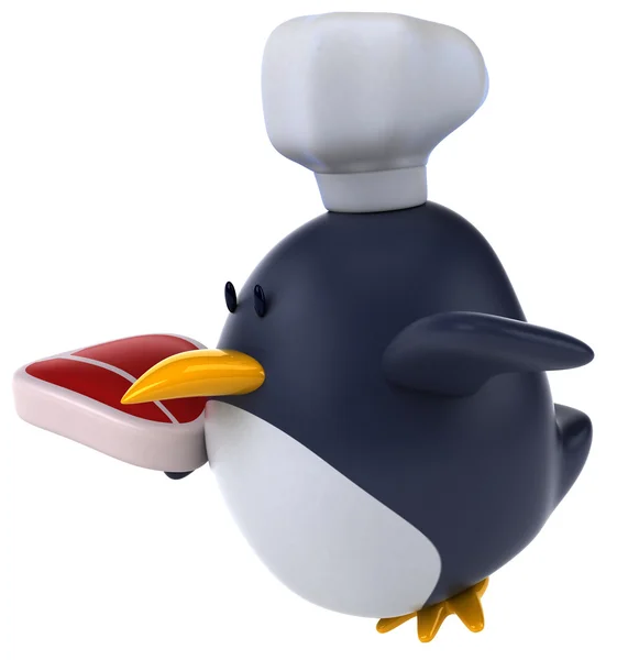 Pinguïn chef-kok — Stockfoto