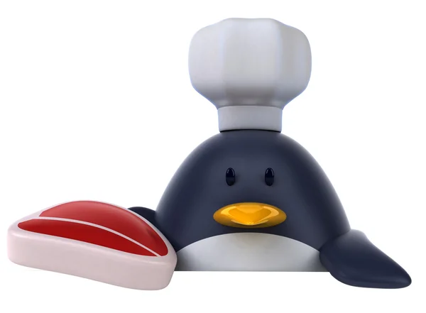 Chef pinguino — Foto Stock