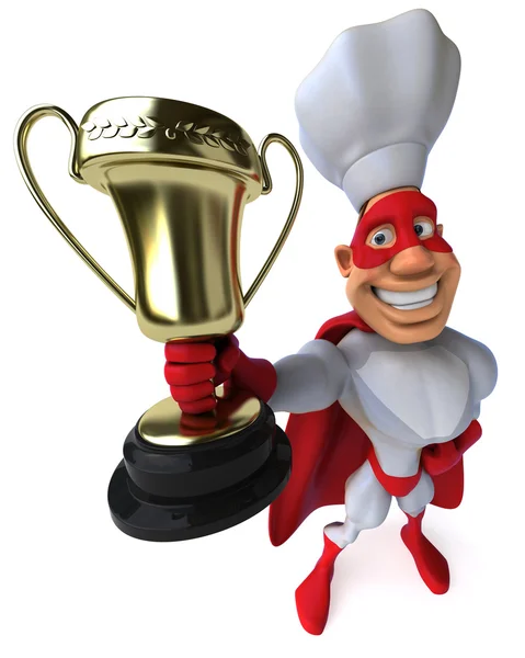 Superhero chef — Stock Photo, Image