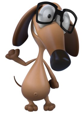 eğlenceli bir köpek
