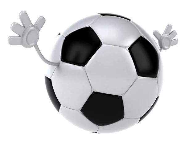 Ballon de football illustration 3d — Photo