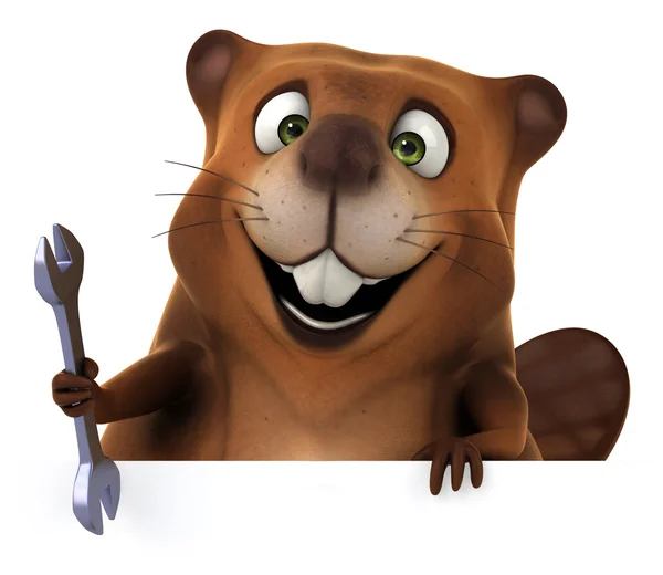 Funny Beaver — Stock Photo, Image