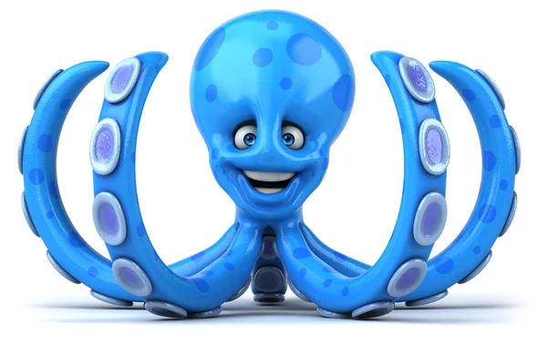 Blauwe octopus — Stockfoto