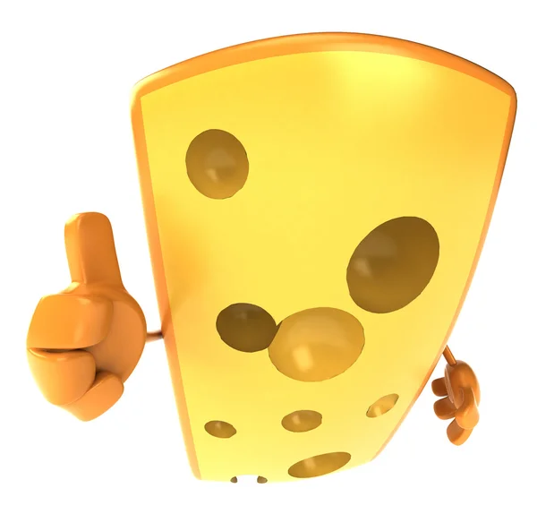 Formaggio divertente — Foto Stock