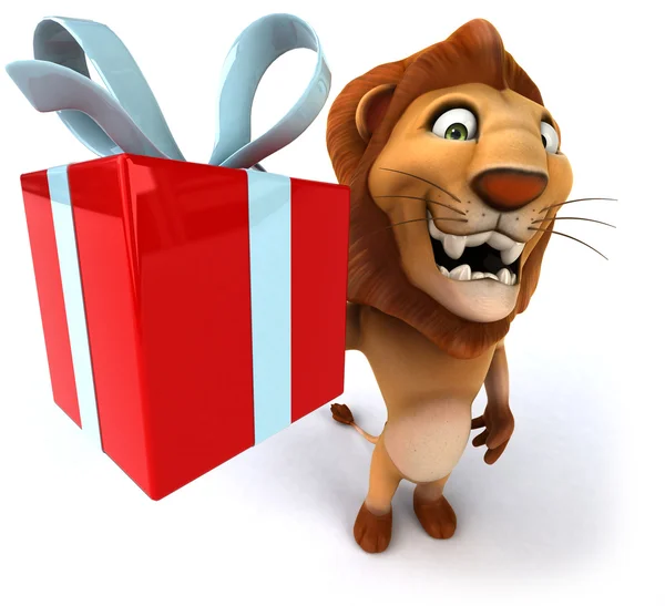 Divertido león ilustración — Foto de Stock
