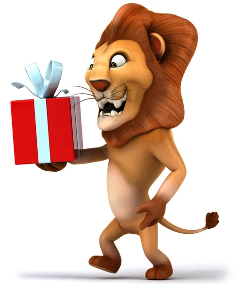 Kul lion illustration — Stockfoto