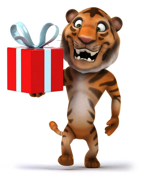 Divertente illustrazione Tigre — Foto Stock