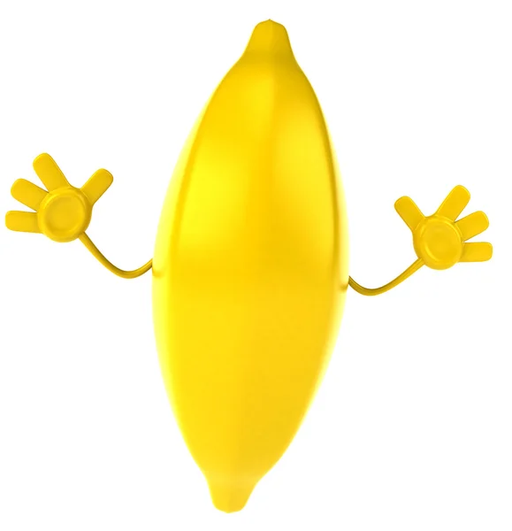 Веселая банановая иллюстрация — стоковое фото