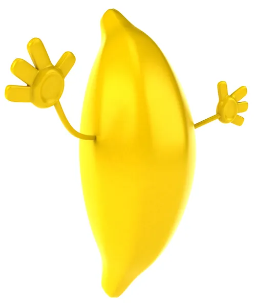 Zábava banán ilustrace — Stock fotografie