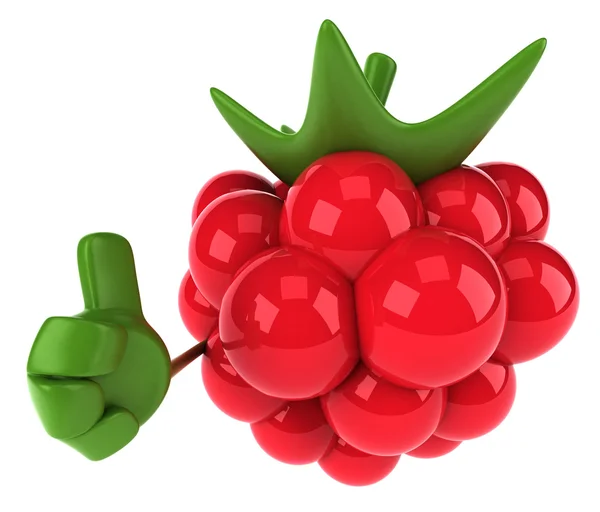 Fun Raspberry illustration — Stock Photo, Image