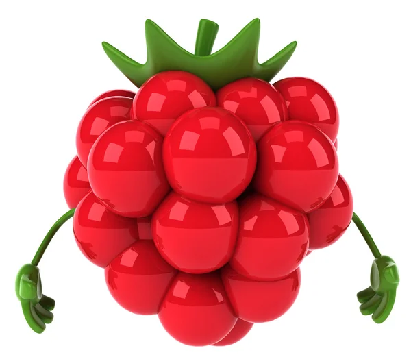 Fun Raspberry illustration — Stock Photo, Image