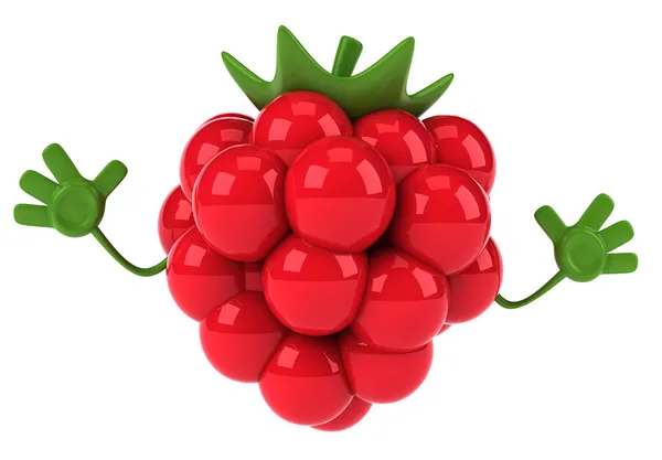 Fun Raspberry illustration — Stock Photo, Image