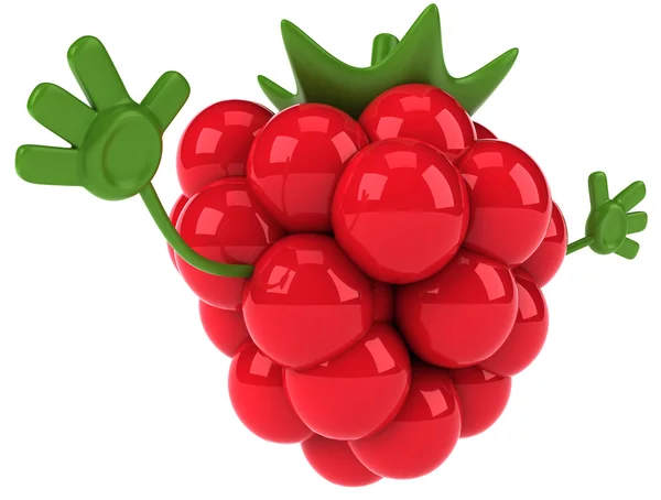 Fun Raspberry illustration — Stock Photo, Image