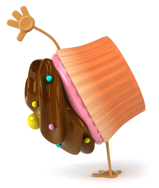 Diversión Cupcake ilustración — Foto de Stock