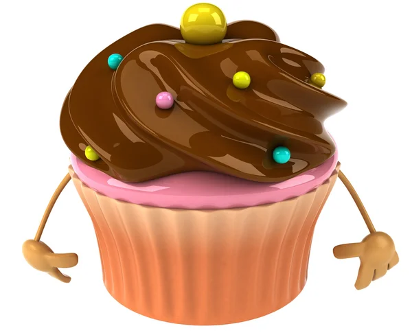 Diversión Cupcake ilustración — Foto de Stock