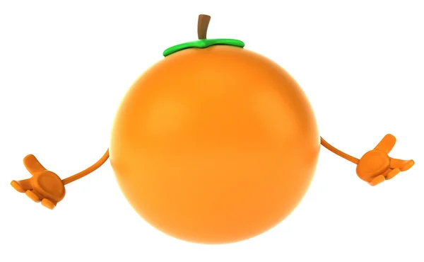 Kul orange illustration — Stockfoto