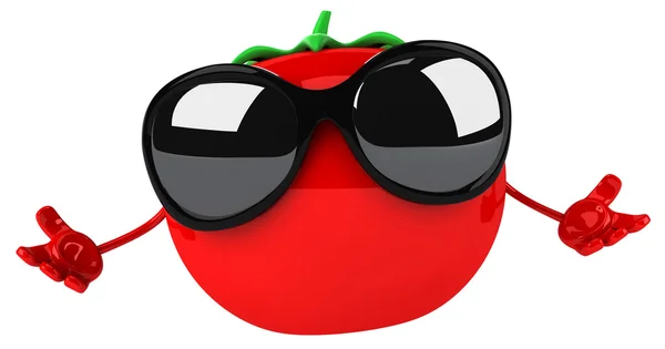 Tomate en gafas de sol — Foto de Stock