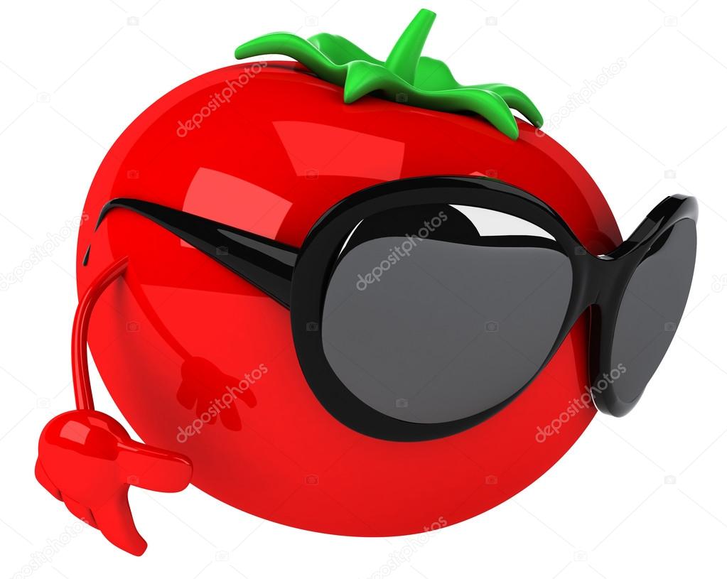 Tomato in sunglasses Stock Photo by ©julos 48527237