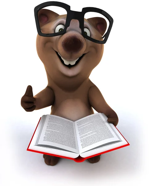 Medvědí čtení — Stock fotografie