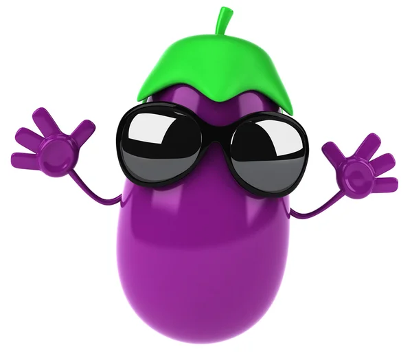 Kul aubergine — Stockfoto