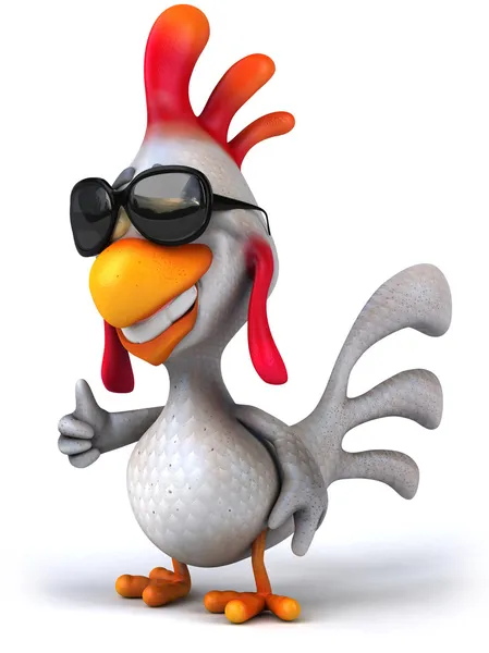 Szórakoztató csirke — Stock Fotó